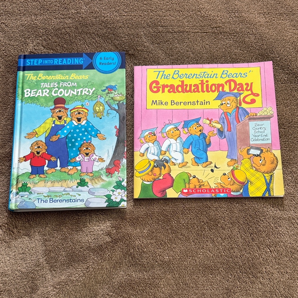 200 Pages PreK  Kindergarten Early Readers Book Bundle  Berenstain Bears